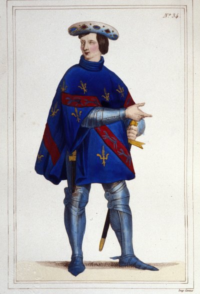 ジャック・ド・ブルボン（ラ・マルシェ伯爵、1354年にフランスのコネタブルに就任）（？ 作： Unknown artist