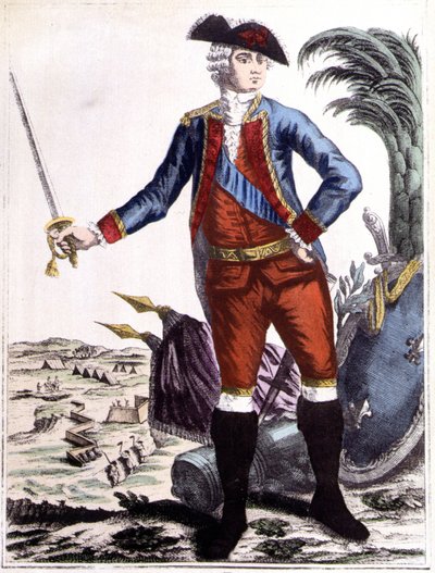 ロシャンボー伯爵ジャン＝バティスト・ドナティアン・ドゥ・ヴィムール（1725年～1807年）、在米フランス軍司令官、国王の軍隊の中将 作： Unknown artist