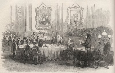 ジャン・ジャック・ベルジェ（1790-1859）セーヌ川の総督、パリのアロンディセンセの市長に帝国への投票を宣言する 作： Unknown artist