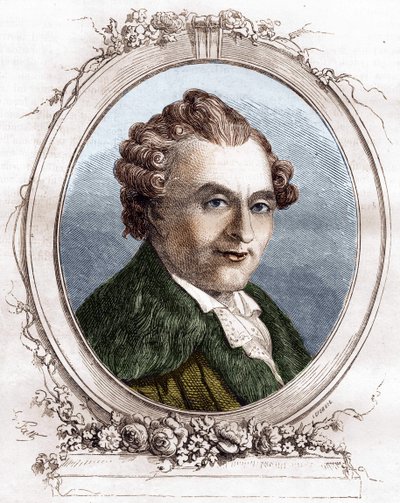 ジャン・ミシェル・セダインフランスの劇作家、1719-1797年。 作： Unknown artist
