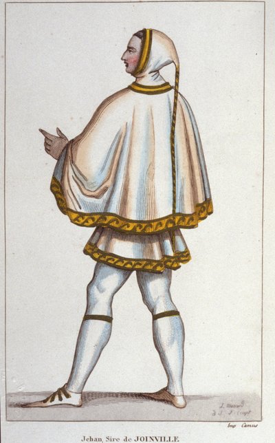 ジャン・ド・ジョインヴィル（1225-1317）。 作： Unknown artist