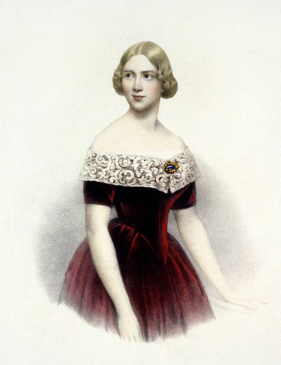 ジェニー・リンド（1820-1887）1847年、スウェーデンの歌手 作： Unknown artist