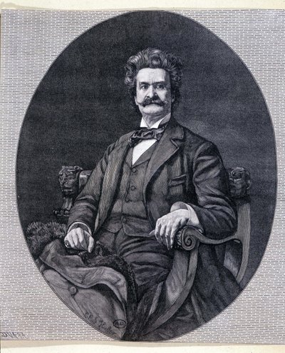 Johann II Strauss Jr.（1825-1899）、オーストリアの音楽家。 作： Unknown artist