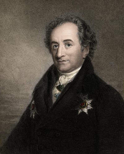 ヨハン・ヴォルフガング・バイ・ゲーテ 1749-1832 - エッチング - 19世紀 作： Unknown artist