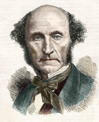 ジョン・スチュアート・ミル（1806～1873）：イギリスの哲学者・経済学者。 作： Unknown artist