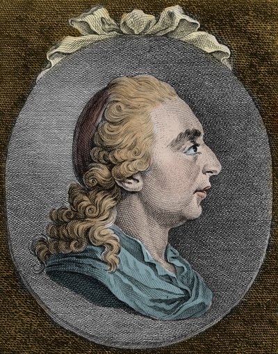 Joseph Freiherr von Sonnenfels (1732-1817) オーストリア・ドイツの法学者・小説家 engraving - Joseph von Sonnenfels Austrian jurist and writer 作： Unknown artist