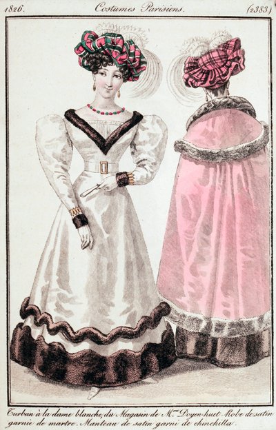 Journal des dames et des modes, Parisian costumes 作： Unknown artist