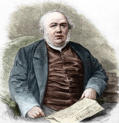 ジュール・ジャナン（1804-1874）、フランスの作家。 作： Unknown artist