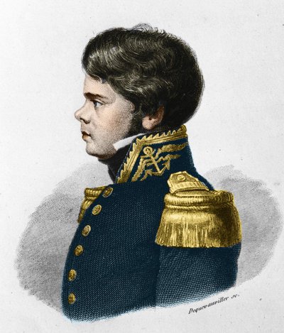 ジュール・ポレ・ド・ブロッソヴィル（Jules Poret de Blosseville）。フランスの探検家、船乗り、地理学者。1802-1833. 作： Unknown artist