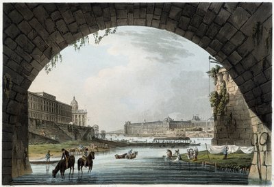 La Monnaie, 4 Nations in Paris seen by J.C.Mats, Published by W.Miller in London -1806 作： Unknown artist