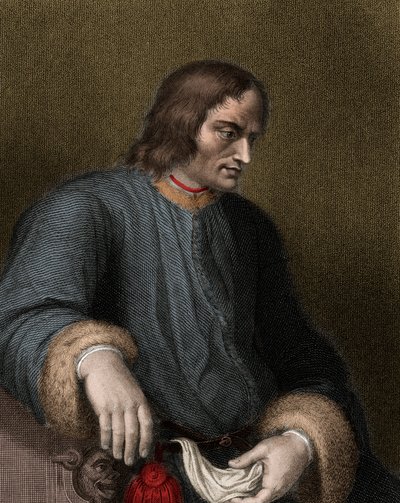 ローラン・ド・メディシス（Laurent de Medicis）別名：ローラン・ル・マニフィコ（Laurent le Magnifico 作： Unknown artist