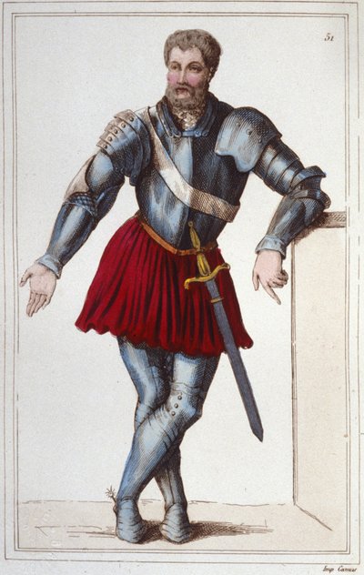 Le chevalier Bayard (1475-1524) エングレーヴィング 1830年 作： Unknown artist