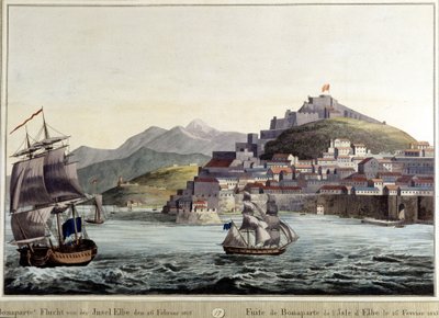 ナポレオン・ボナパルトがエルバ島から流出したのは1815年2月26日。 作： Unknown artist