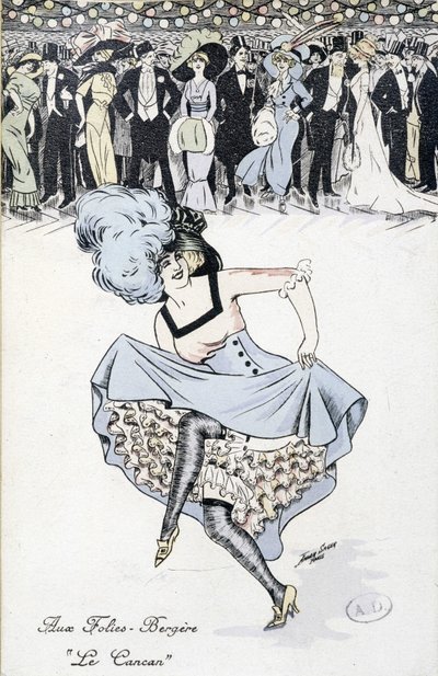 フォリー・ベルジェール社：「カンカン」、n.d. 作： Unknown artist