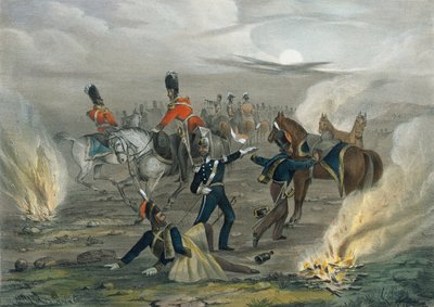 ？セバストポルの前のキャンプでの生活。第4真夜中の警報？、1854年頃 作： Unknown