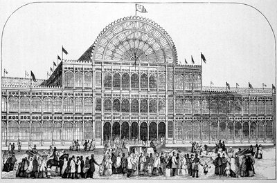 1851年ロンドン国際博覧会（ハイドパークのクリスタルパレス 作： Unknown artist