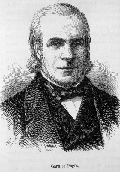 Louis Antoine Garnier Pagès (Garnier-Pages) (1803-1878)、フランスの政治家。- 彫刻 作： Unknown artist