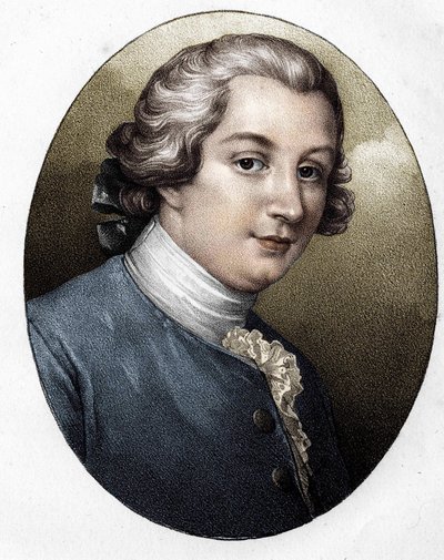 Louis Gresset (1709-1777), フランスの作家。 作： Unknown artist