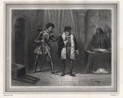 ブルゴーニュ公シャルルの捕虜となったルイ11世 - フランス王 ルイ11世（王1461-1483）は、1467年から1477年にかけて対戦相手であるブルゴーニュ公シャルルと1468年10月にペロンヌで会談し、「国民のためのリーグ」の期間となった。 作： Unknown artist
