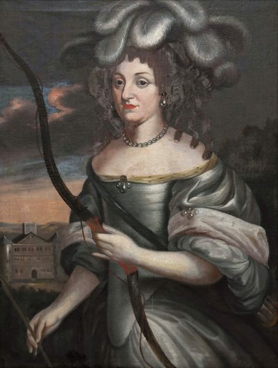 ルイーズ・エリザベート・ド・クールランド - 公爵夫人ルイーズ・エリザベート・オブ・クールランド（1646-1690）、ヘッセン＝ホンブルクのランドグラヴィーネ、匿名 .キャンバスに油彩、17世紀後半。ストックホルム国立博物館 作： Unknown artist