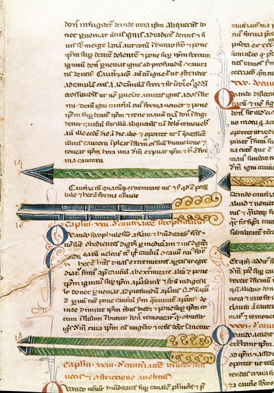 Guillaume de Salicet（Guglielmo da Saliceto）（1207-1270）の修道士・医師による写本ページ「手術」（MS.LAT.VII XXXII-3023）。14世紀 ベニスのマルシアナ図書館 作： Unknown artist