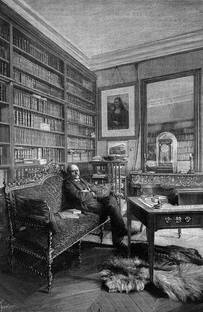 Marcellin Berthelot (1827-1907)、フランスの化学者、練習中。3月31日付の「La Nature: revue des sciences et de leurs applications aux arts et a l