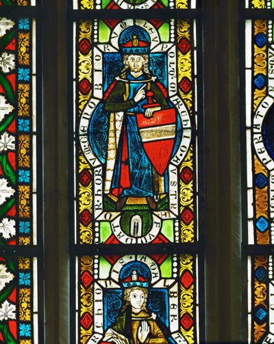 バベンベルク侯レオポルト3世（ステンドグラス） 作： Unknown Artist