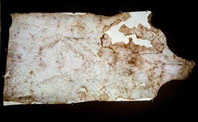ピサで作られた地中海の海図。12世紀 パリ、B.N 作： Unknown artist