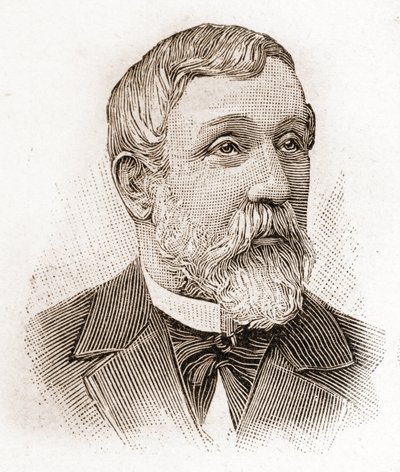 1895年のアカデミー・フランセーズのメンバー：アルフレッド・メジエール（1826-1915）の肖像（文学史家、フランスの政治家、エッセイスト 作： Unknown artist