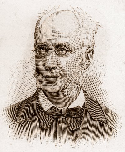 1895年のアカデミー・フランセーズのメンバー：フランスの政治家、エミール・オリヴィエ（1825-1913）の肖像。 作： Unknown artist