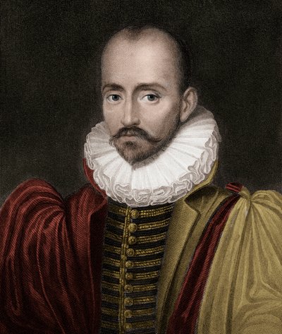 Michel Eyquem de Montaigne 1533-1592 - 彫刻 - 19世紀 作： Unknown artist