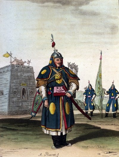 中国軍の満州は、J.Ferrarioの「Le Costume Ancien et Moderne（古代と現代の衣装）」に収録されています。ミラノ 作： Unknown artist