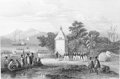 デュモン・デュルビル（1790 - 1842）が、ラ・ペルーズ伯爵ジャン・フランソワ・ガラウプ（Jean Francois Laperouse）を記念して建てたモニュメント 作： Unknown artist