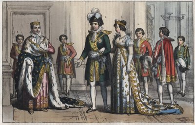 ナポレオン・ボナパルト（1769-1821）、イタリア王として - 総督 - 総督の妻 - 執事 - チェンバレン卿 - ページボーイ - 騎手 - 式典の主 - 「Usi e Costumi di Tutti i Popoli dell