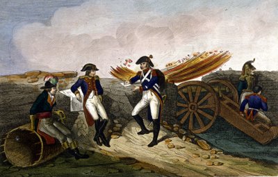 トゥーロン包囲戦のナポレオン1世（1793年8月～12月） 19世紀の版画 作： Unknown artist