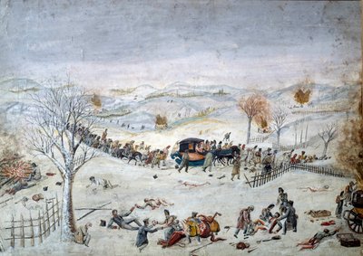 ナポレオン戦争：ロシア撤退のエピソード（1812年～1813年 作： Unknown artist