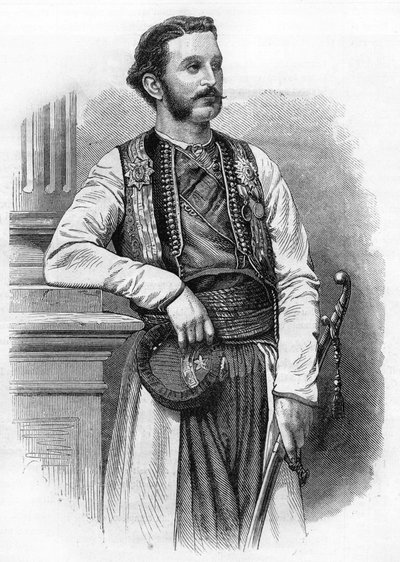 ニコライ1世（1841-1921）、1869年にモンテネグロの王子、その後モンテネグロ王。 作： Unknown artist