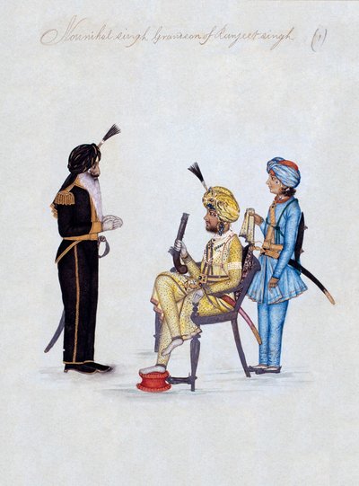 Nounihal Singh Ranjeet Singhのお孫さん 作： Unknown artist