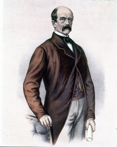 オットー・フォン・ビスマルク王子（1815～1898年）、ドイツの政治家。 作： Unknown artist
