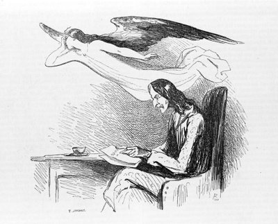 パガニーニ Nicolo (1782 - 1840) イタリアのヴァイオリニスト、作曲家。風刺画、エングレーヴィング。 作： Unknown artist