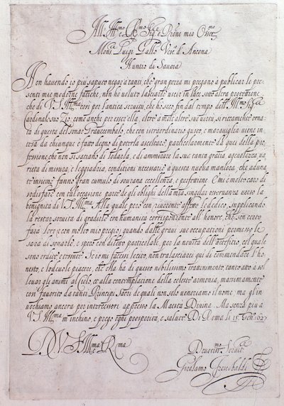 ジロラモ・フレスコバルディ（1583-1643）の「トクラテのページ」（イタリアの作曲家）1637年。ボローニャ、市民博物館 作： Unknown artist