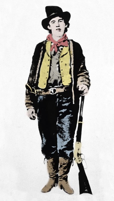 パット・ギャレット（1850-1908）、ジェームズ・ブレント、ジョン・ウィリアム・ポー（1850-1923）、リンカーン郡の保安官（1880-1882年頃）（1954年）。 作： Unknown artist