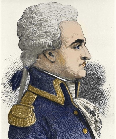 Pierre Charles de Villeneuve（1763-1806）フランスの副提督で、ネルソンに敗れてトラファルガーへ。 作： Unknown artist