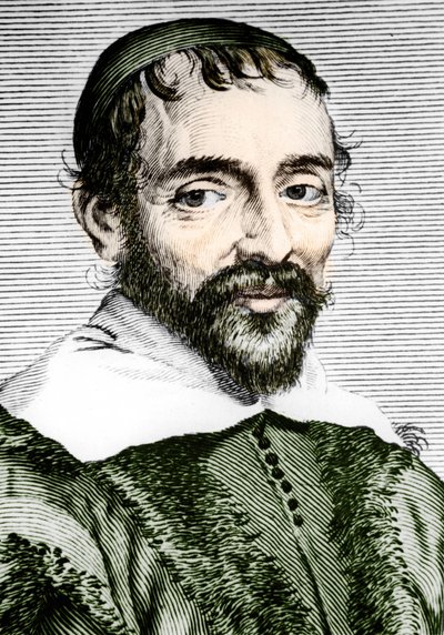 ピエール・ガッセンディ（1592-1655）は、フランスの哲学者、天文学者、数学者、物理学者。 作： Unknown artist