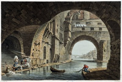J.C.Nattesが見たパリのPont de la Tournelleは、ロンドンのW.Millerによって出版されました。 作： Unknown artist