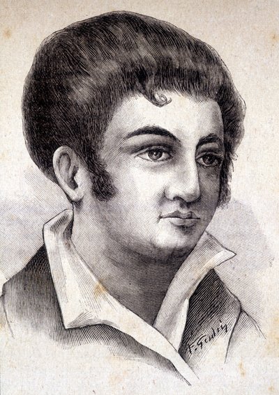 ナポレオン1世（1767-1839）の親密な通信員であったジャン・フレヴェの肖像 - 「Les Contemporains」（19世紀後半）に掲載。 作： Unknown artist