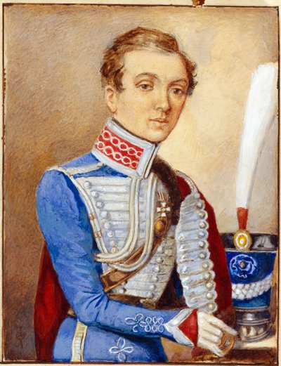 ナデジダ・ドゥロヴァ (1783-1866) (ナデジダ・アンドレエフナ・ドゥロヴァ) は、アレクサンドル・デュロフ、アレクサンドル・ソコロフ、またはアレクサンドル・アンドレーエヴィッチ・アレクサンドロフとして知られ、ロシアの将校の制服を着ており、ロシア軍でキャリアを積んだ男性に変装した女性です。 作： Unknown artist