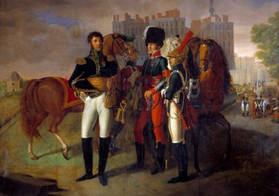 サン・ジェルマンの騎兵学校の指揮官ラ・ロンシエールの身長の肖像 匿名の絵画。1812.パリ、軍隊博物館 作： Unknown artist