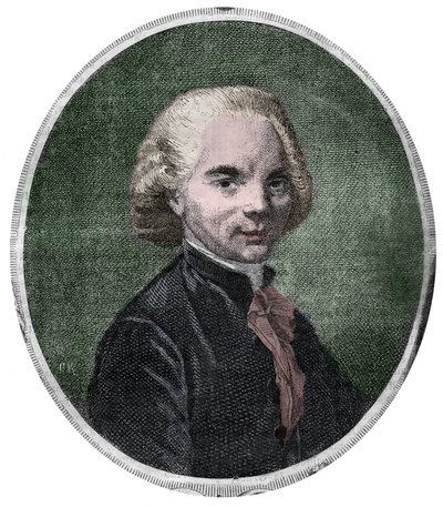 アッベ・デリーユの肖像。ジャック・ドリーユ（フランスの詩人・聖職者、1738-1813）。 作： Unknown artist