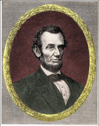 エイブラハム・リンカーンの肖像（1809年〜1865年） 第16代アメリカ合衆国大統領（1861年〜1865年 作： Unknown artist